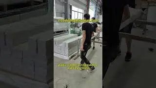 plastic wood flooring outdoor packing process #plasticwoodflooringoutdoor