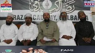 Raza Academy Shaaq Gulbarga Press Conference