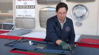 Почему для правильной смазки необходимо снимать люк на крыше Mercedes!