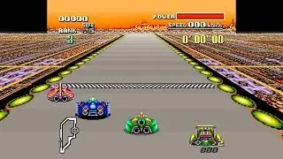 SNES F-Zero (Widescreen 16:9 HD Mode 7)