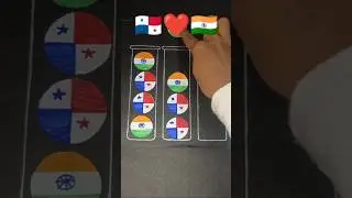 Satisfying Flag Drawing Video / Panama 🇵🇦 India 🇮🇳 / #independenceday #shorts #drawing #trending