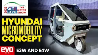 Hyundai x TVS: Micro Mobility Concept - Modern Rickshaw for the masses | Auto Expo 2025 | @evoIndia