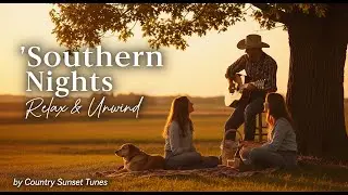 Rustic Sunset Ambience 🌅 Country Guitar Tunes for Study, Sleep, and Stress Relief Peaceful Calm