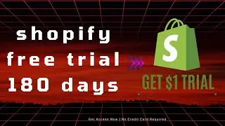 How to get Shopify FREE TRIAL 180 days | August 2025 UPDATED