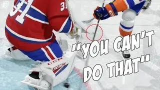 This video uses NHL 18 to explain what goalie interference actually is | Thumb League
