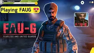Faug Gameplay|Faug Game|FAUG|Faug game launched|How to play faug|Playing FAUG|Fearless United Guards