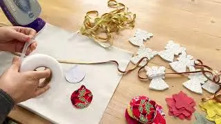 Easy & Amazing Garlands with Fabric Scraps | DIY Home Decor