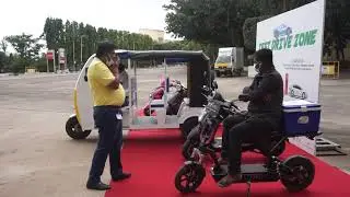Several EV enthusiasts come up with new technologies at the Green Vehicle expo 2021