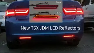 New JDM LED Strip Reflectors For TSX! CL9 / Accord CL7 $20🤯