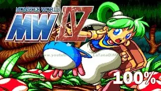 Monster World IV (モンスターワールドIV) 100% Sega Mega Drive 1994