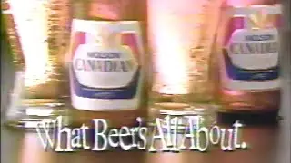 Molsen Canadian what beer is all about early 1990s
