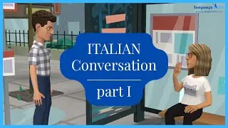 Italian Conversation: part 1 - Learn Italian through cartoons (with audio and subtitles)