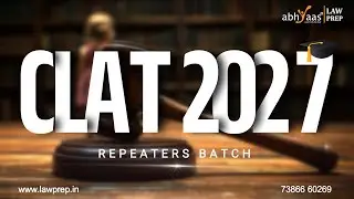 CLAT 2027 Repeaters Program | Online & Classroom Coaching | Abhyaas Lawprep