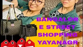 BANGLORE STREET SHOPPING JAYANAGAR!