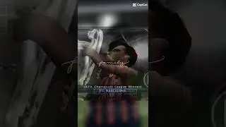 UEFA CHAMPIONS LIGUE EUROPE FC BARCELONA WINNER.    #pes2021 #psp #roblox