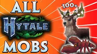 ALL HYTALE MOBS,  bosses, GAMEPLAY and races, 2020!