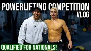 Powerlifting Competition Vlog!!! | Qualified For Nationals!! Ft. Prime Train