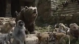 The Jungle Book 2016 Bagheera & Baloo vs Monkeys