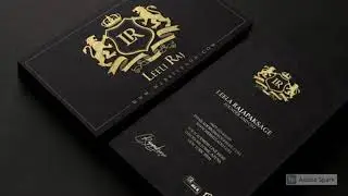 I will create luxury business card design