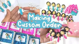 Clay Business Diaries🌷Making Custom Order Doctor Claychain