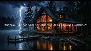 Let Go of Tension Tonight with Rain Sounds and Piano 🌧️ #ae7
