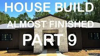 House Build - Start to Finish - Part 9 - Fiber Optics, Pool Deck, Garage Doors, Cabinets