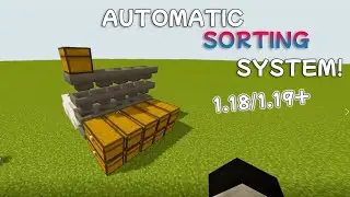 Easy automatic Minecraft Sorting System (1.18/1.19+)