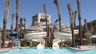 Hyatt Regency Indian Wells Resort and Spa Pool Water Slides POV (Palm Springs)