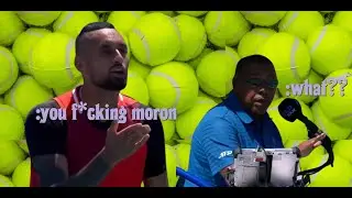 The judge is a fucking moron. Kyrgios had a scandalous match in Miami/Кирьос  скандальный матч
