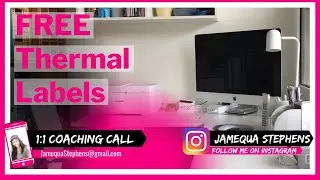 HOW TO GET FREE THERMAL SHIPPING LABELS| UPS LABELS FOR ROLLO | Jamequa Stephens