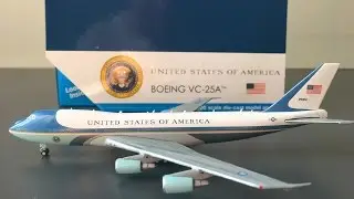 Gemini Jets 1:400 Air Force One Boeing VC-25A Unboxing and Review