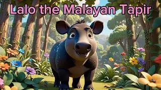 Lalo the Malayan Tapir 🐾 | Fun & Educational Tapir Song for Kids 🎶🐾🎶