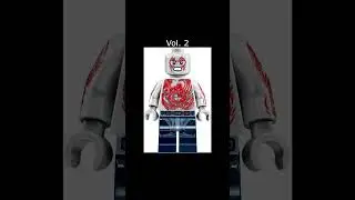 LEGO Marvel Drax the Destroyer Minifigure Evolution