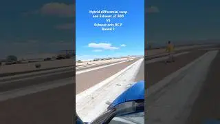 Lexus LC 500 vs Lexus RC F half mile racing round 2.  #lexus #rcf #isf #gsf #lc500 #is500