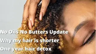 NO OILS NO BUTTERS ONE YEAR UPDATE