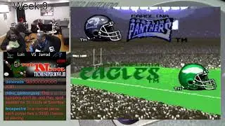 NFTGL 27 Episode 23 Philadelphia Eagles at Carolina Panthers Tecmo Super Bowl III Game 122