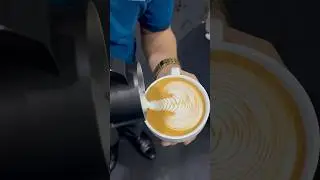 'Mesmerizing Rosetta🌿pour'-Barista Skill #rosettalatteart #rosetta #latte #latteart #nepal #barista