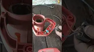 cutter machine field coil change complete short video #repairing #electrcal #mechanical