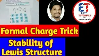Formal Change Trick | Lewis Structure Stability | Formal charge kaise nikale | chemistry tricks