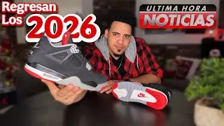 El Gran Regreso De Los Jordan 4 Bred OG En 2026 ! 🤯