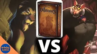 Scar VS Ratigan in Disney Villainous - FULL GAME GAMEPLAY!