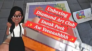 Unboxing Diamond Art Club Sneak Peek ✨️ Aw Yeeaaahhhh ✨️