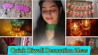 Simple and Easy Diwali Decoration Ideas | DIY Floating Candle | DIY Toran | Easy Diwali Decor Ideas