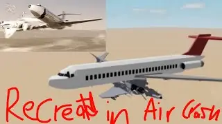 1971 Hughes Air flight 706 and F-4 Mid Air collision Recreated in Air crash studio