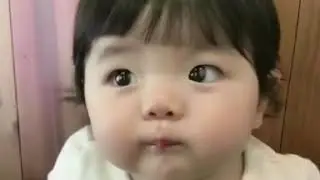 Cute asian baby