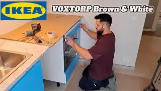 Installing IKEA VOXTORP Metod kitchen 53