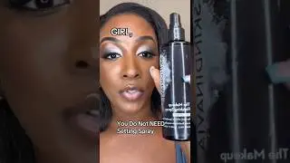 Here&rsquo;s why you should stop using setting spray if you have Oily Skin👉🏾 #makeuptips