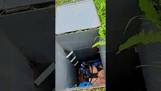 Интересный способ замены скважинного фильтра в кессоне! #сделайсам