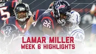 Lamar Miller's 178-Yard Performance | Colts vs. Texans | NFL Week 6 Player Highlights