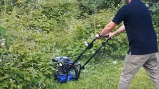 5.5hp Petrol Push Field Grass Trimmer - Strimmer
